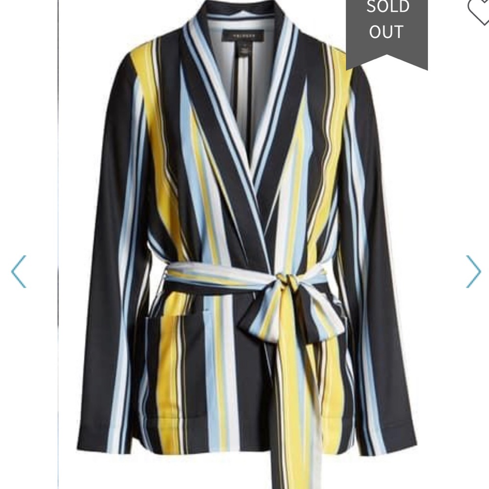 Gorgeous Halogen Soft Tie Waist Blazer Jacket X-Small